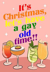 Tap to view A Gay Old Time Christmas Card