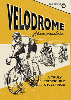 Velodrome Championships Birthday Card