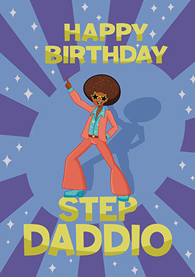 Step Daddio Birthday Card