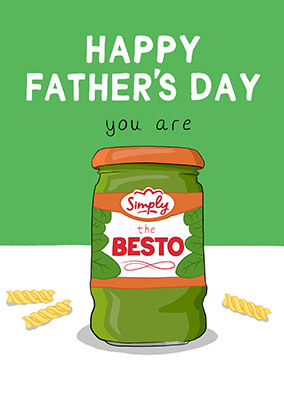 The Besto Father's Day Card