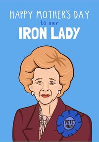 Tap to view Iron Lady Spoof Mother's Day Card