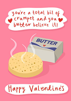 Bit of Crumpet Valentine's Day Card