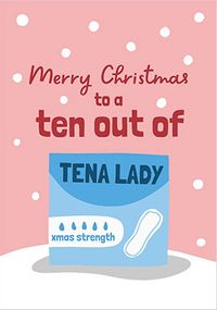 Tap to view Ten Out of Spoof Christmas Card