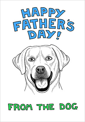 Father's Day From the Labrador Card