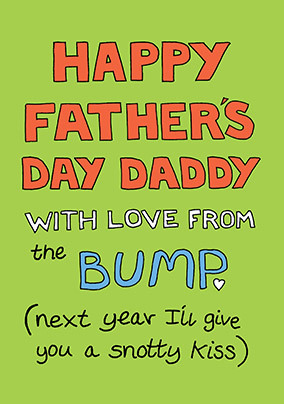 From the Bump Father's Day Card