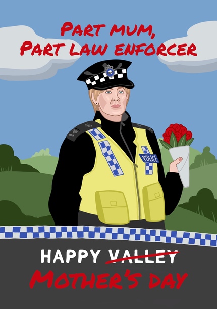 Part Law Enforcer Mother's Day Card