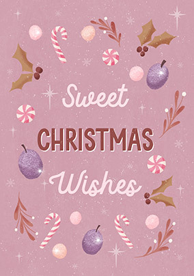 Sweet Christmas Wishes Card