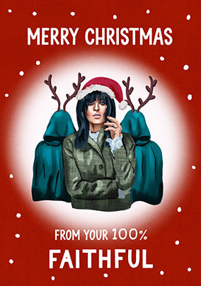 100% Faithful Spoof Christmas Card
