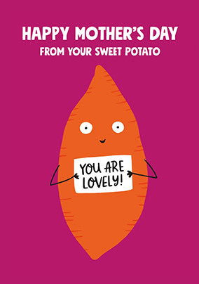 From Your Sweet Potato Mother's Day Card