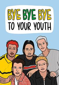 Tap to view Bye Bye to Your Youth Spoof Birthday Card