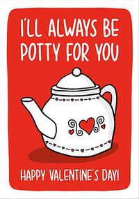 Tap to view Potty for You Valentine's Day Card