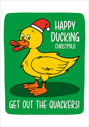 Ducking Christmas Card