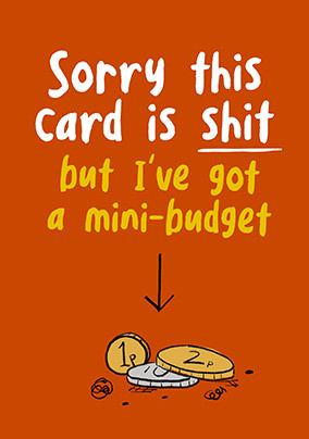 Mini Budget Birthday Card