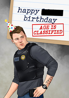 Age is Classified Birthday Card