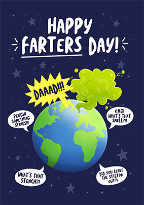 Happy Farter's Day Father's Day Card