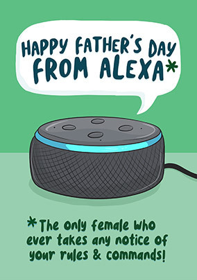 From Alexa Father's Day Card