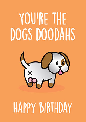 Dogs Doodahs Birthday Card