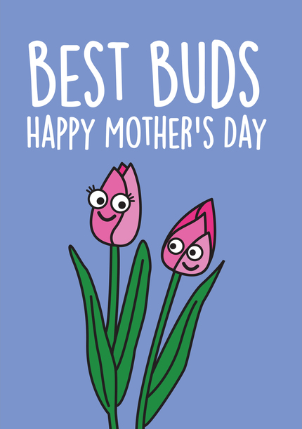 Best Buds Mother's Day Card