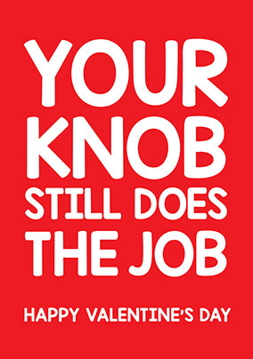 Your Knob Valentine's Day Card