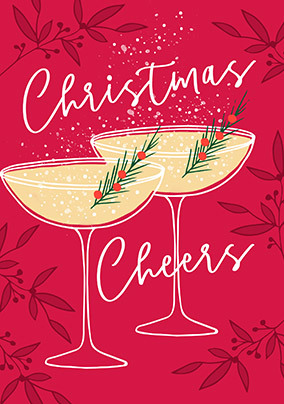 Christmas Cheers Glasses Card | Funky Pigeon