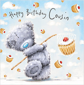 Me To You Cousin Square Birthday Card