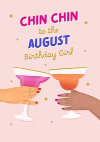 Tap to view Chin Chin August Birthday Card