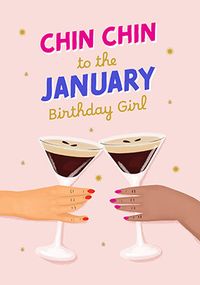 Tap to view Chin Chin January Birthday Card