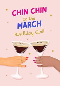 Tap to view Chin Chin March Birthday Card