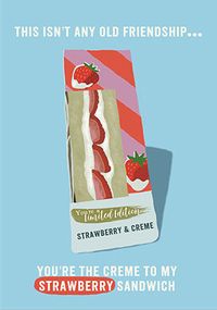 Tap to view You're The Creme To My Strawberry Sandwich Birthday Card