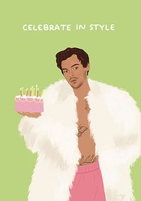 Tap to view Celebrate in Style Harry Styles Birthday Card