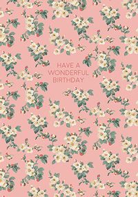 Tap to view Cath Kidston Wonderful Birthday Floral Card