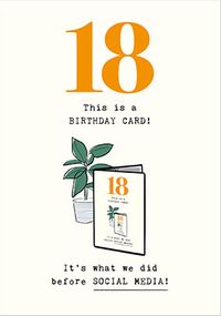 Tap to view What We Did Before Social Media Birthday Card