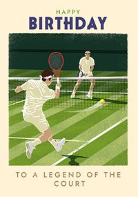 Tap to view Timeless Moments Tennis Birthday Card