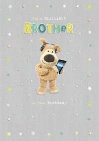 Tap to view Boofle Brilliant Brother Birthday Card
