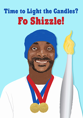 Snoop Dogg Olympics Birthday Card