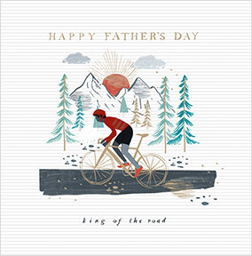 King Of The Road Happy Father's Day Card