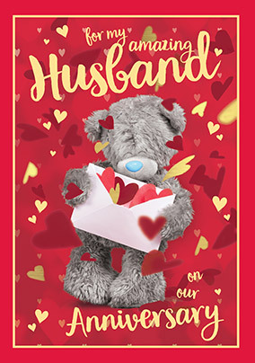 Me To You - Amazing Husband Anniversary Card