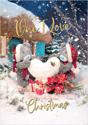 Me To You The One I Love Christmas Card