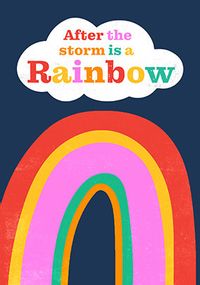 Tap to view Stand Up To Cancer Rainbow After Storm Card