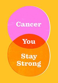 Tap to view Stand Up To Cancer Stay Strong Venn Diagram Card