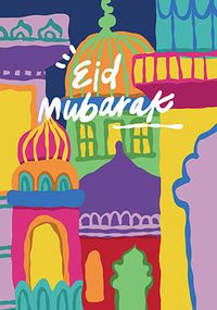 Tap to view Colourful Eid Mubarak Card