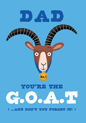 G.O.A.T Father's Day Card