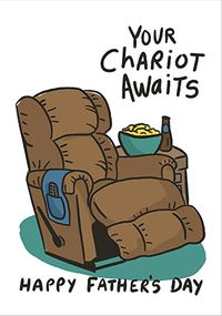 Tap to view Your Chariot Awaits Father's Day CArd