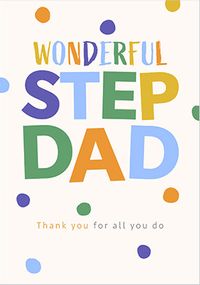 Tap to view Wonderful Stepdad Father's Day Card