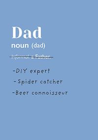 Tap to view Dad Description Father's Day Card