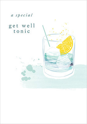 Get Well Soon Tonic Card