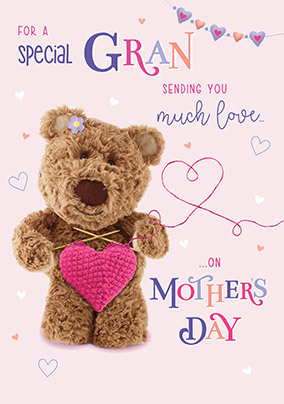 Barley Bear Gran Mother's Day Card