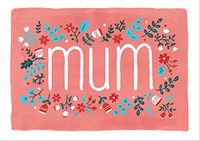 Tap to view Mum Painted Floral Landscape Mother's Day Card