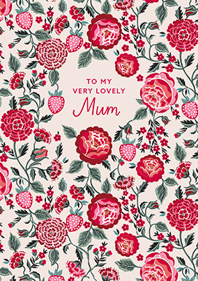 Cath Kidston Lovely Mum Roses Mother's Day Card