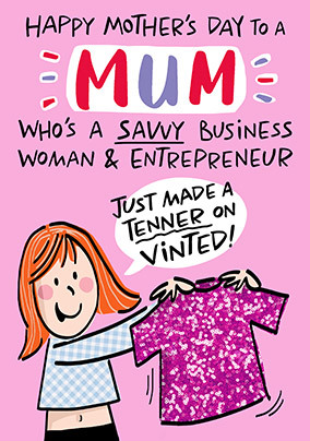 Vinted Mum Mother's Day Card